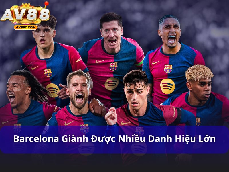 Danh sách các đội bóng huyền thoại trong lịch sử bóng đá Barcelona giành được nhiều danh hiệu lớn