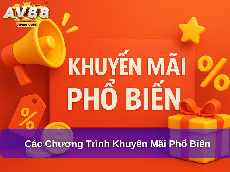 Các chương trình khuyến mãi phổ biến