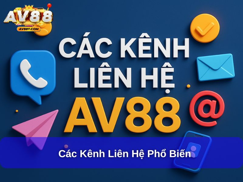 Các kênh liên hệ phổ biến