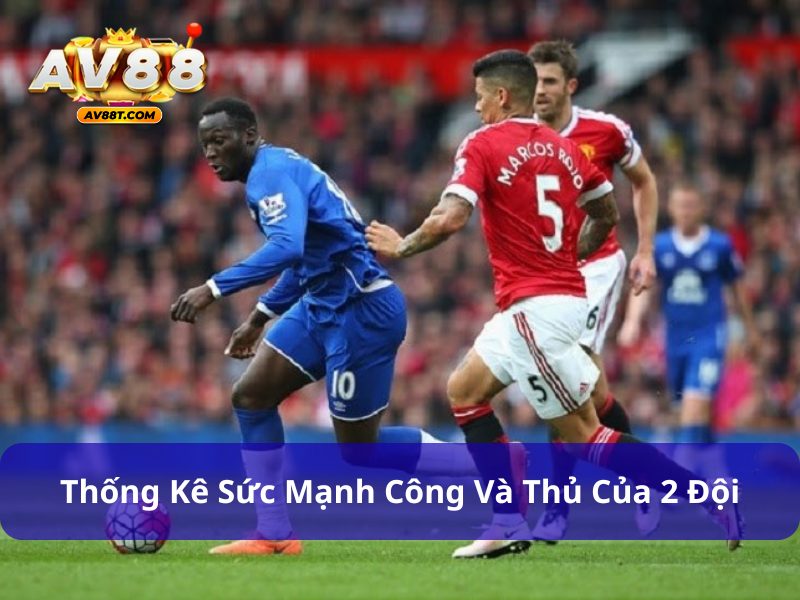 Thống kê sức mạnh 2 đội về khả năng phòng ngự và tấn công