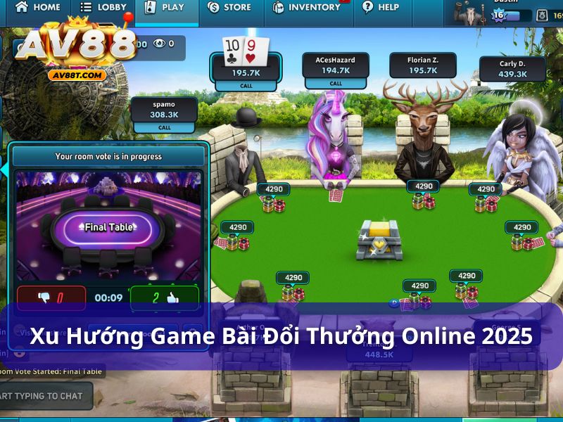 Game bài đổi thưởng - xu hướng giải trí 2025